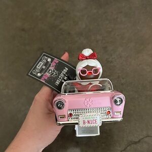 Pink Car Wallflower Santa Figure